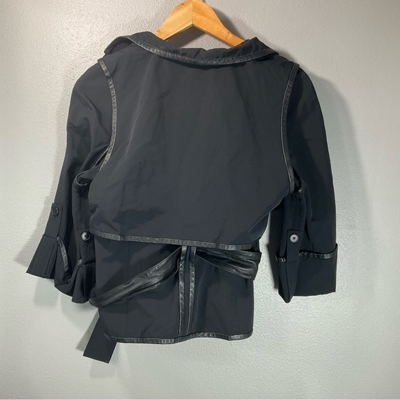 Diane von Furstenberg Shane Tie-Waist Jacket black size 4 - Picture 13 of 15